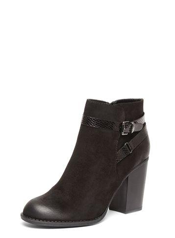 Dorothy Perkins Black 'adda' Buckle Strap Boots