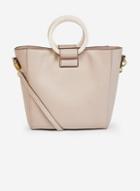 Dorothy Perkins Nude Circle Handle Mini Tote Bag