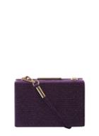 Dorothy Perkins Purple Velvet Sparkle Clutch Bag