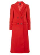 Dorothy Perkins Red Longline Coat
