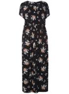 Dorothy Perkins Dp Curve Floral Jersey Cold Shoulder Maxi Dress