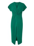 Dorothy Perkins *tall Emerald Knot Front Shift Dress