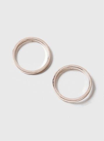 Dorothy Perkins Rose Gold On Ear Hoops