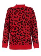 Dorothy Perkins *quiz Red And Black Knitted Jumper