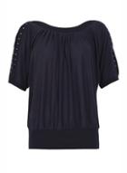 Dorothy Perkins *izabel London Navy Blouse