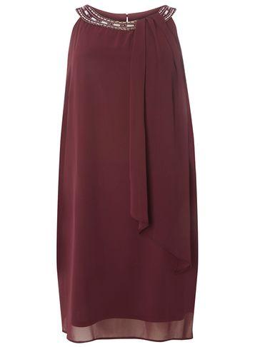 Dorothy Perkins *billie & Blossom Curve Purple Trapeze Dress