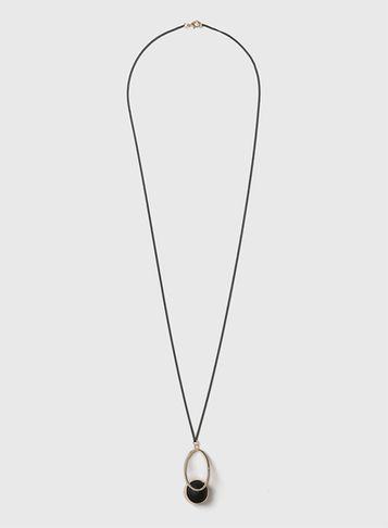 Dorothy Perkins Ball And Oval Pendant Necklace