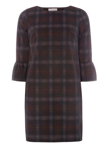 Dorothy Perkins Petite Black Check Shift Dress