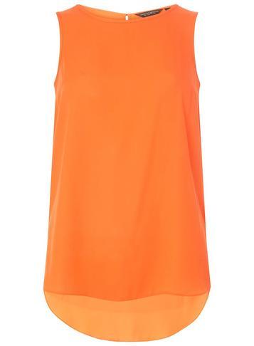 Dorothy Perkins Orange Sleeveless Top