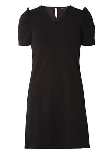 Dorothy Perkins Black Mutton Sleeve Shift Dress