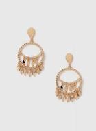 Dorothy Perkins Gold Feather Drop Earrings