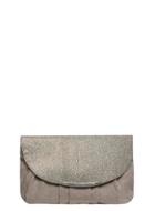 Dorothy Perkins Grey Pleat Curve Clutch Bag