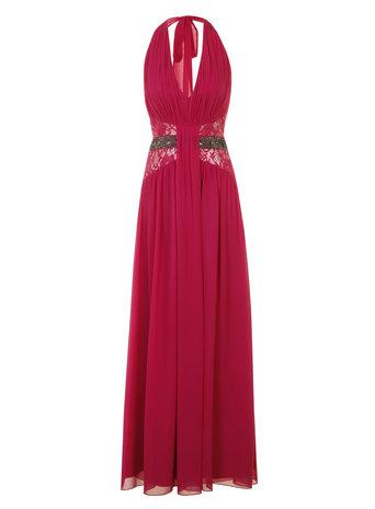 Dorothy Perkins Little Mistress Magenta Embellished Maxi Dress