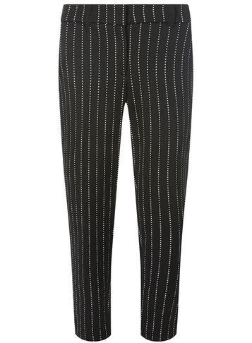Dorothy Perkins Black Spot Split Hem Ankle Grazer Trousers