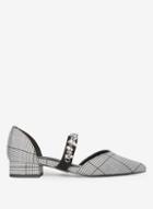 Dorothy Perkins Plaid Microfibre Hazel Flat Shoes