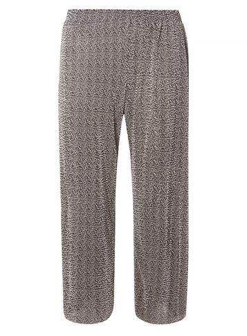 Dorothy Perkins Monochrome Plisse Cropped Trousers
