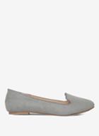 Dorothy Perkins Wide Fit Grey 'panda' Slipper Pumps