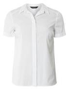 Dorothy Perkins White Short Sleeve Shirt
