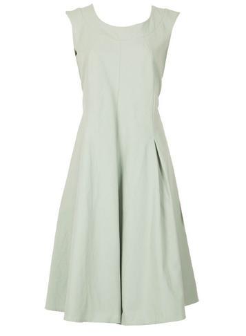 Dorothy Perkins *feverfish Mint Cotton Linen Skater Dress