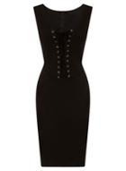 Dorothy Perkins *girls On Film Black Lace Bodycon Dress