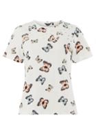 Dorothy Perkins Ivory Butterfly Print Cutwork T-shirt