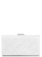 Dorothy Perkins *quiz White Lace Sequin Clutch Bag