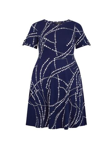 Dorothy Perkins *dp Curve Floral Print 'molly' Grazer Skater Dress