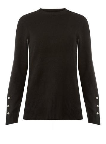 Dorothy Perkins Black Pearl Cuff Jumper
