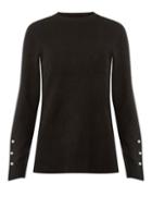 Dorothy Perkins Black Pearl Cuff Jumper