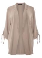 Dorothy Perkins Dp Curve Mink Tie Sleeve Jacket