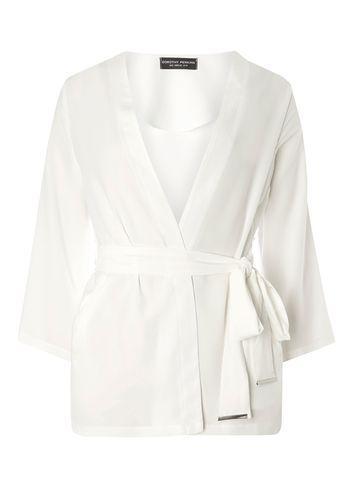 Dorothy Perkins Ivory Tie Cover Up