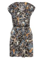 Dorothy Perkins Mela Navy Bird Print Dress