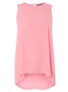 Dorothy Perkins Pink Built Up Back Top