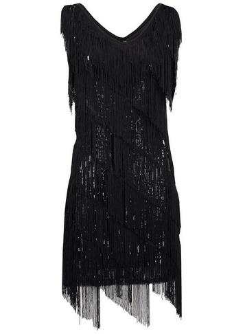 Dorothy Perkins *izabel London Sequin Fringe Dress