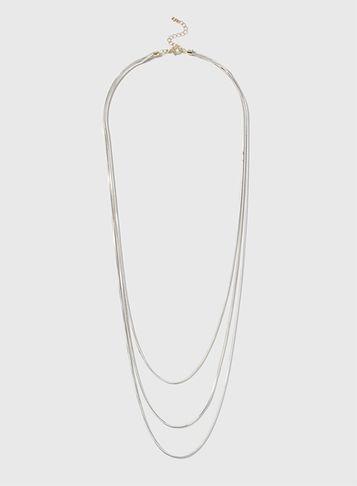 Dorothy Perkins Cream Long Multirow Necklace