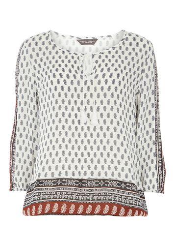 Dorothy Perkins *tall Paisley Print Gypsy Top