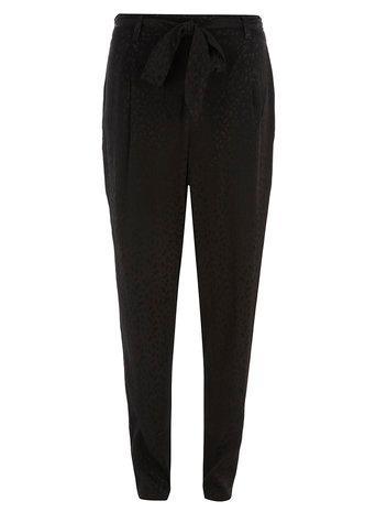 Dorothy Perkins Luxe Black Animal Trouser