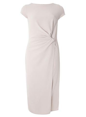 Dorothy Perkins *lily & Franc Grey Manipulated Wrap Dress