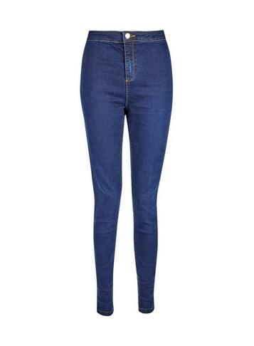 Dorothy Perkins *tall Indigo Blue 'lyla' Ultra High Waist Skinny Jeans