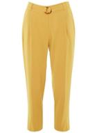 Dorothy Perkins Petite Yellow Crepe Trousers