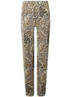 Dorothy Perkins Multi Coloued Animal Print Plisse Palazzo Trousers