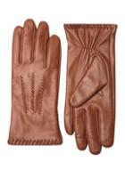 Dorothy Perkins Tan Whipstitch Leather Gloves