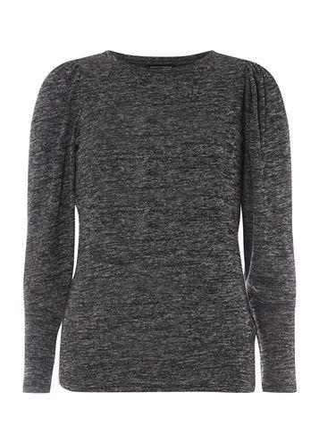 Dorothy Perkins Charcoal Puff Sleeve Top