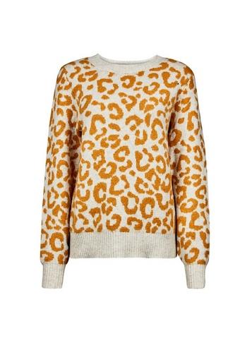 Dorothy Perkins Yellow Leopard Print Jumper
