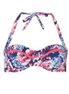 Dorothy Perkins Navy Floral Two Way Bikini Top