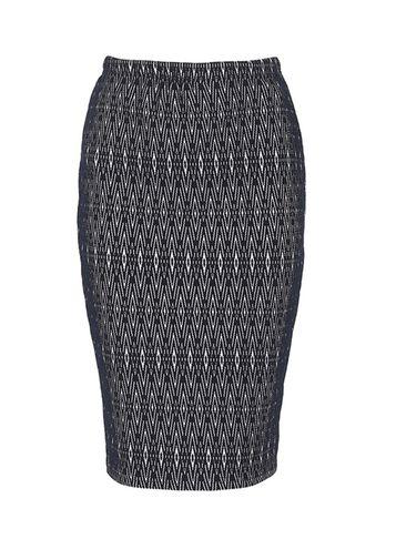 Dorothy Perkins *izabel London Navy A-line Skirt