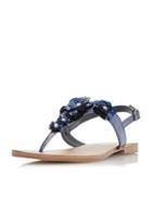 Dorothy Perkins *head Over Heels By Dune Navy 'nadiaa' Flat Sandals