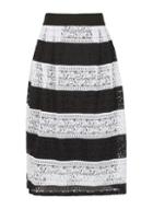 Dorothy Perkins *izabel London Multi Striped Lace Midi Skirt