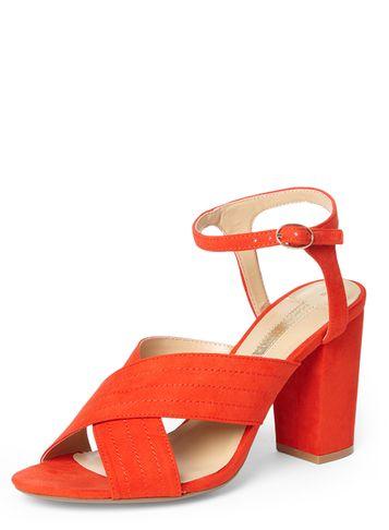 Dorothy Perkins Orange 'spring' Cross Over Sandals