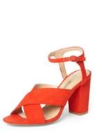 Dorothy Perkins Orange 'spring' Cross Over Sandals